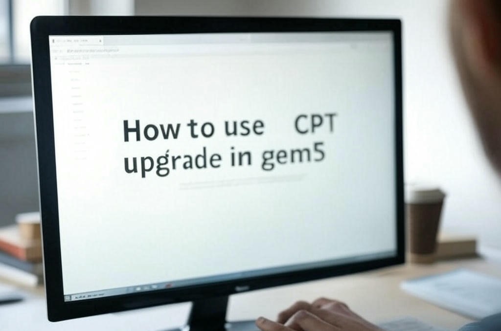 use cpt upgrade in gem5