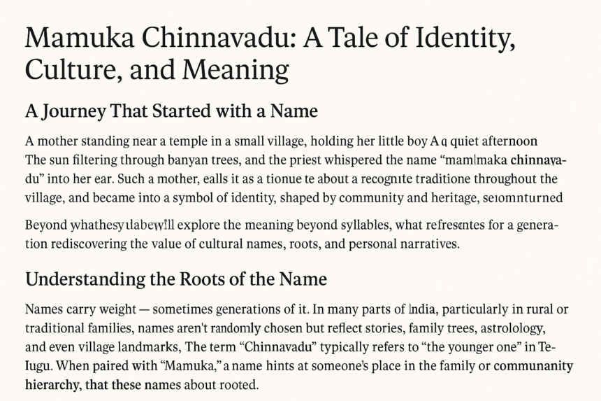 Mamuka Chinnavadu